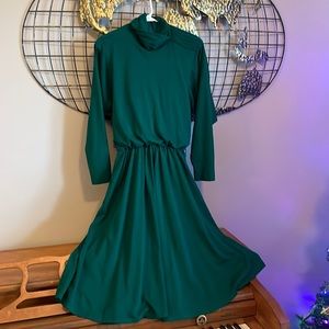 Vintage green dress 1980’s